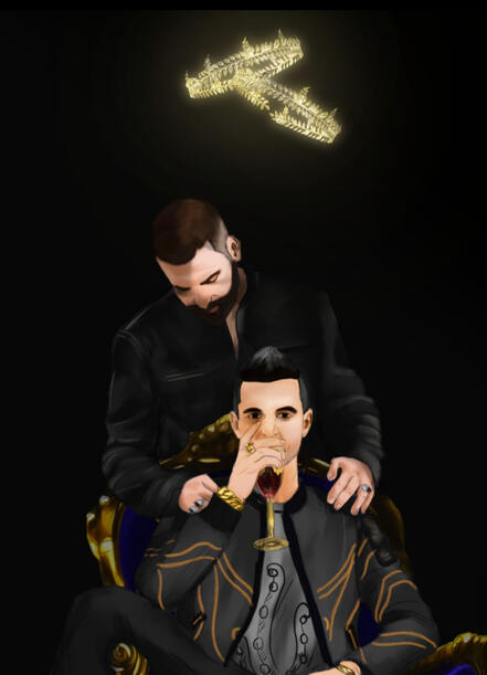 The throne